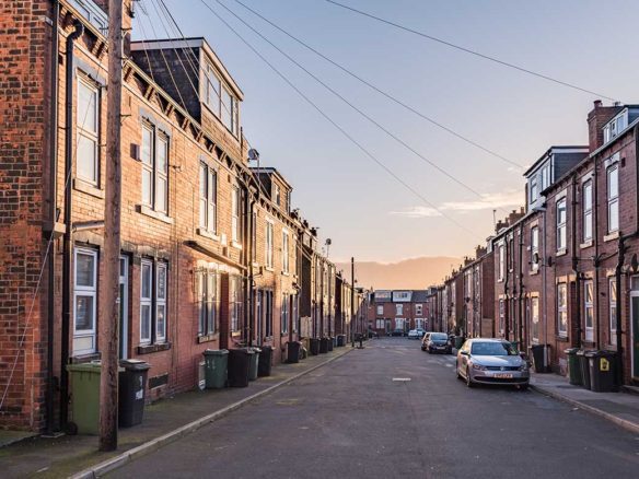 Headingley Street in Leeds by Bevan Cockerill